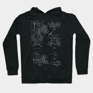 Detecting the Presence of Flame in a Combustion Chamber Vintage Patent Hand Drawing Hoodie